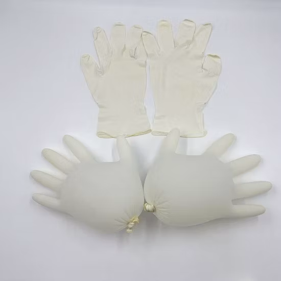 Gant chirurgical en latex jetable de haute qualité d'approvisionnement médical