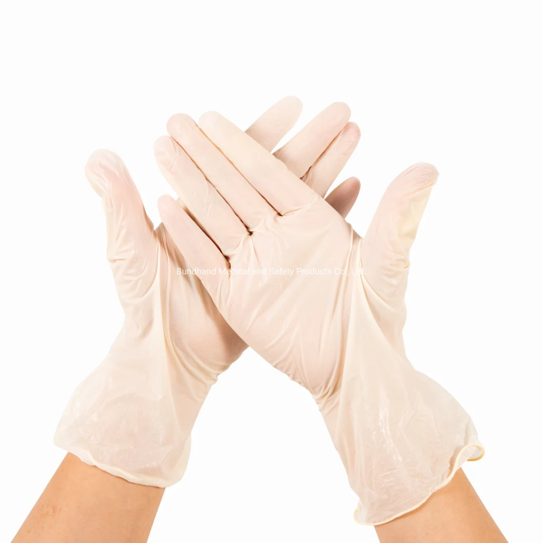 Clear Wholesale Latex Powdered Vinyl Nitrile Blend Disposable PVC Gloves for Food Examination Latex Free with Mdr Non Medical Gloves 5% off