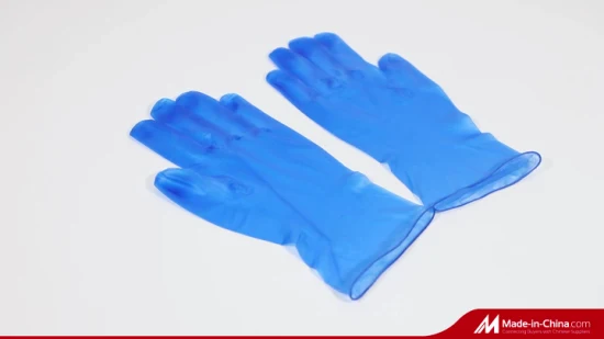 Doigt en nitrile jetable gros latex vinyle examen de sécurité gants de protection en caoutchouc PVC en relief