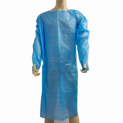 Hot Sale non-tissés jetables approuvés par la CE robe chirurgicale combinaisons de robe chirurgicale de protection médicale