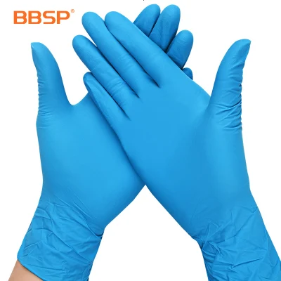 Gants d'examen jetables en nitrile sans poudre Gants d'examen en nitrile Medic Fabricant