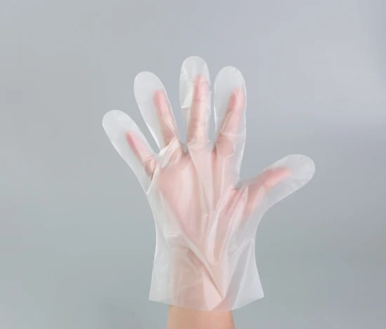 Gants jetables en plastique PE HDPE LDPE bon marché